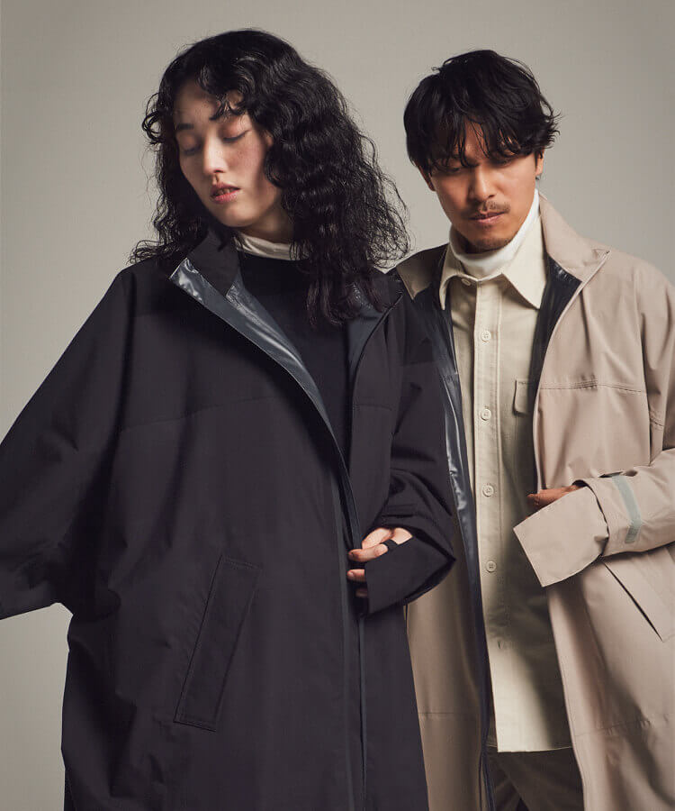 AH-300 3LAYER SOUTIEN COLLAR COAT（3レイヤー ステンカラーコート）