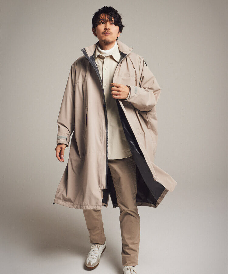 AH-300 3LAYER SOUTIEN COLLAR COAT（3レイヤー ステンカラーコート）