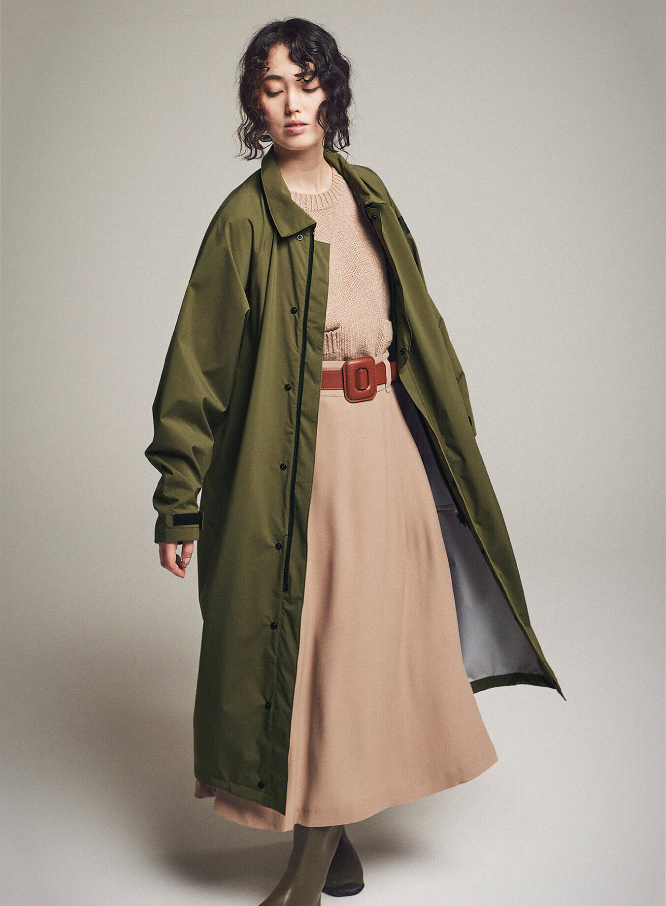 AH-300 — 3LAYER SOUTIEN COLLAR COAT