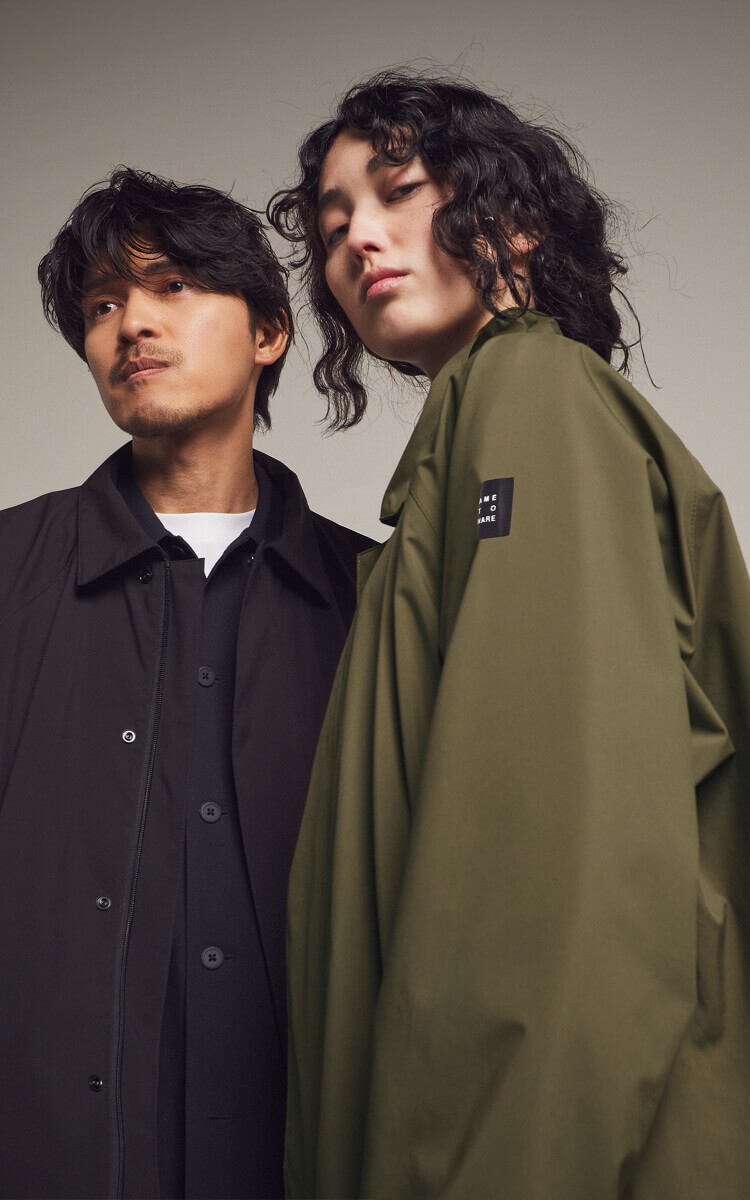 AH-300 3LAYER SOUTIEN COLLAR COAT（3レイヤー ステンカラーコート）製品紹介01 sp