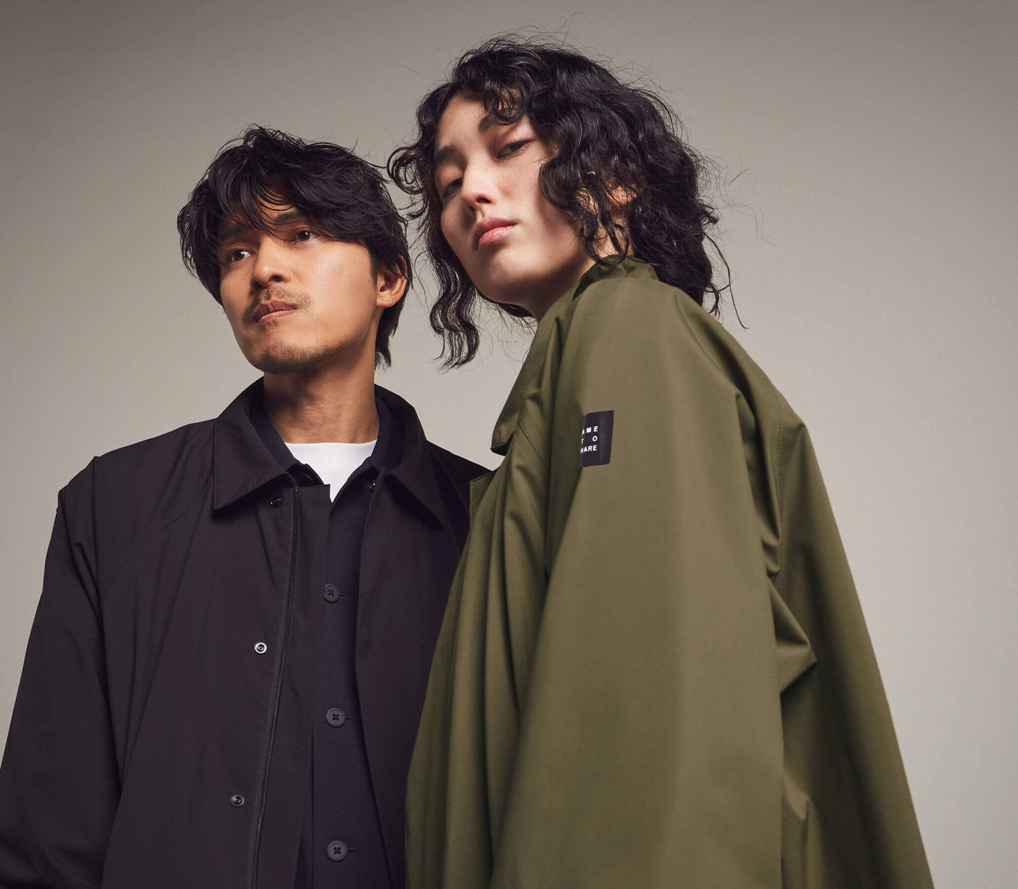 AH-300 3LAYER SOUTIEN COLLAR COAT（3レイヤー ステンカラーコート）製品紹介01 pc