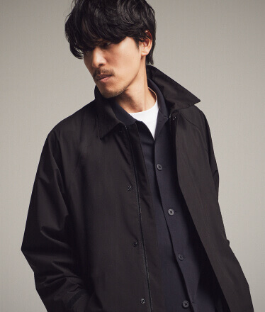 AH-300 3LAYER SOUTIEN COLLAR COAT（3レイヤー ステンカラーコート）製品紹介03 sp