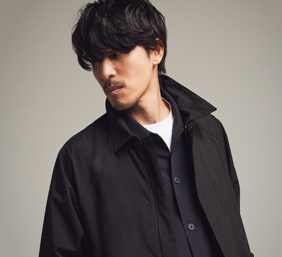 AH-300 3LAYER SOUTIEN COLLAR COAT（3レイヤー ステンカラーコート）製品紹介04 pc