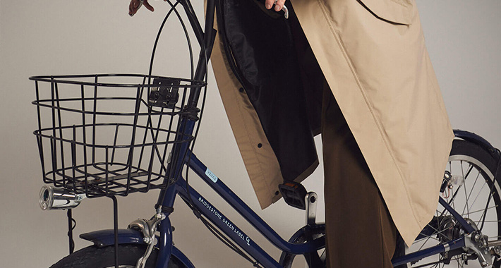 雨の自転車走行も躊躇しない安全・快適な仕掛けを装備 イメージ