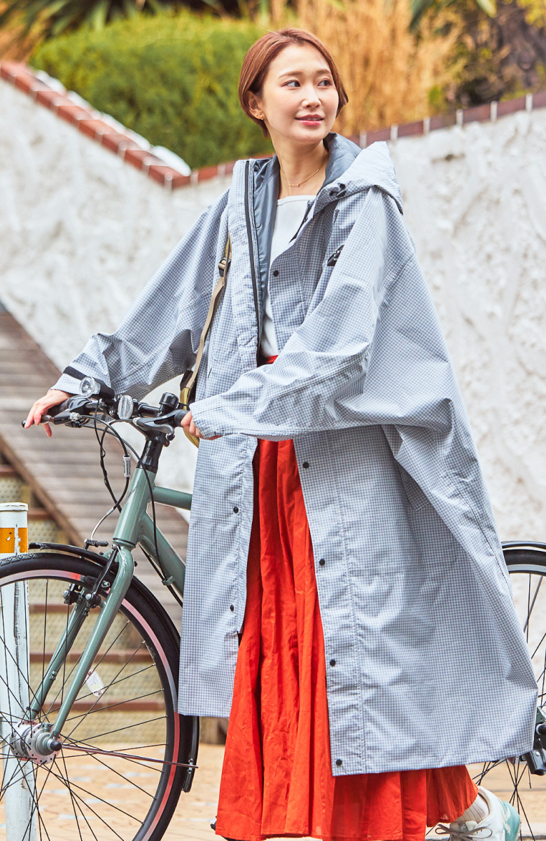 たどり着いた自転車通勤・普段遣いレインポンチョの理想形 イメージ1枚目