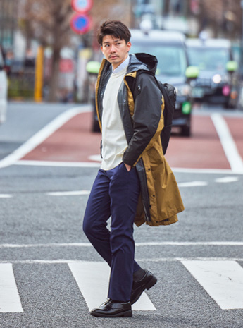 通勤に似合う、端正な雨支度 イメージ2枚目