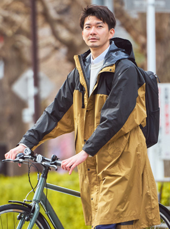 通勤に似合う、端正な雨支度 イメージ3枚目