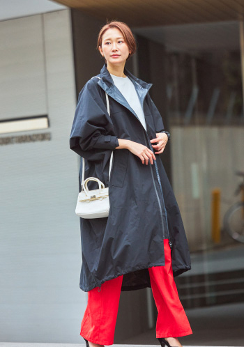 通勤に似合う、端正な雨支度 イメージ3枚目