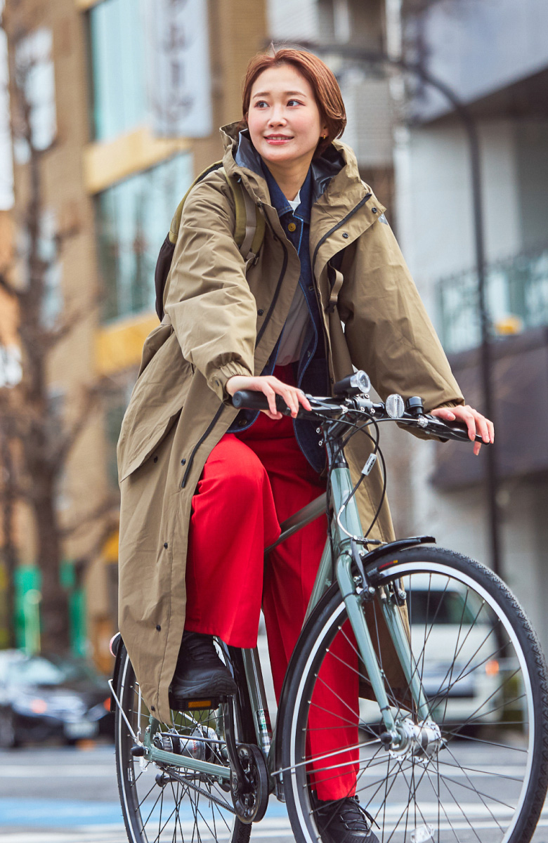 細部まで計算され尽くしたデザイン。正面からくる雨に挑む機能性を携えて。 イメージ1枚目