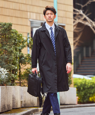 通勤に似合う、端正な雨支度 イメージ2枚目