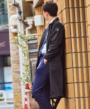 通勤に似合う、端正な雨支度 イメージ3枚目