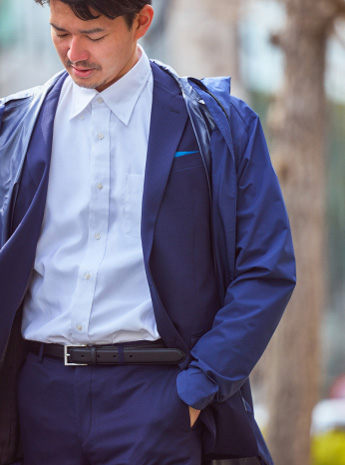 通勤に似合う、端正な雨支度 イメージ3枚目