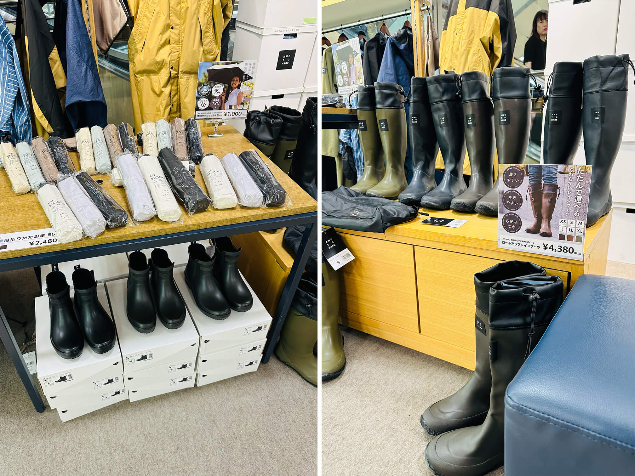 東武百貨店 池袋本店 4階 アメトハレのPOP UP STORE『AME TO HARE』 陳列03