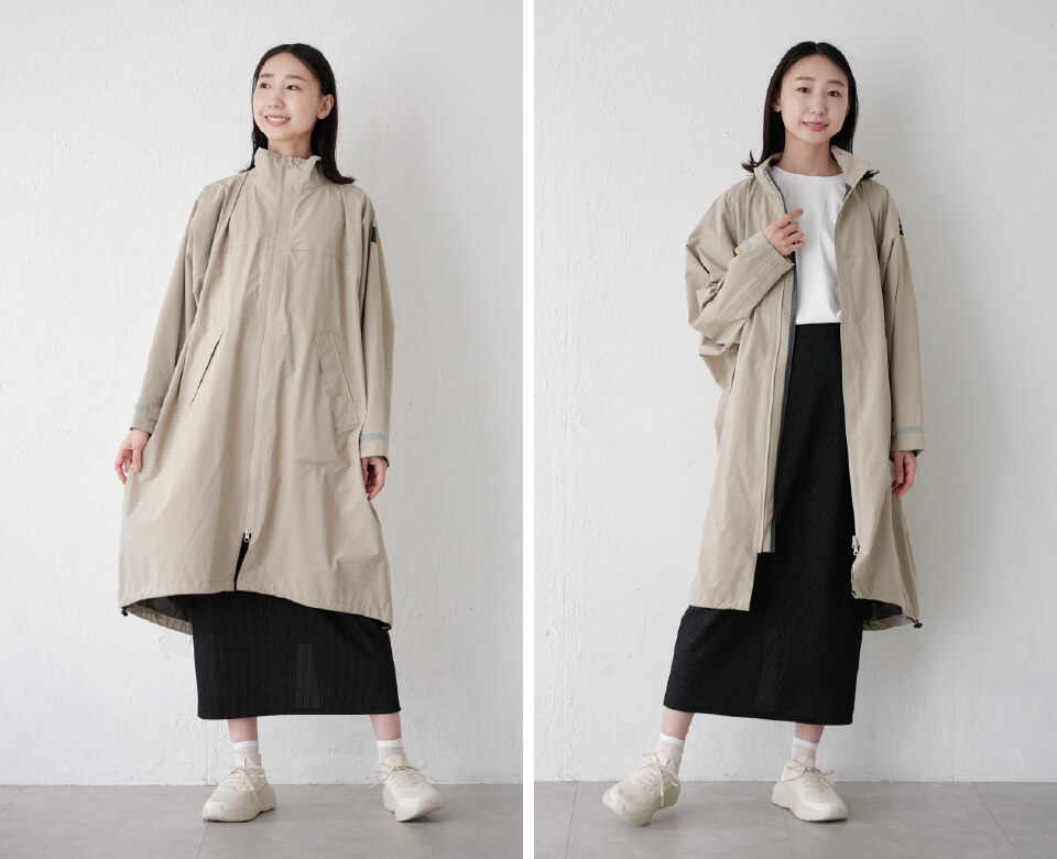 AH-101 サイクルモードハイポンチョEX カラーバリエーション03 モデル・コーディネート