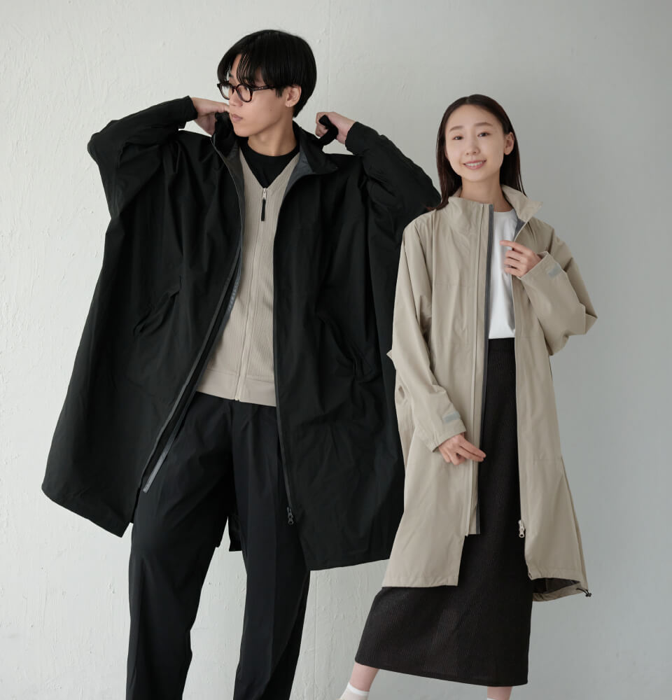 AH-101 サイクルモードハイポンチョEX 着こなし風景01