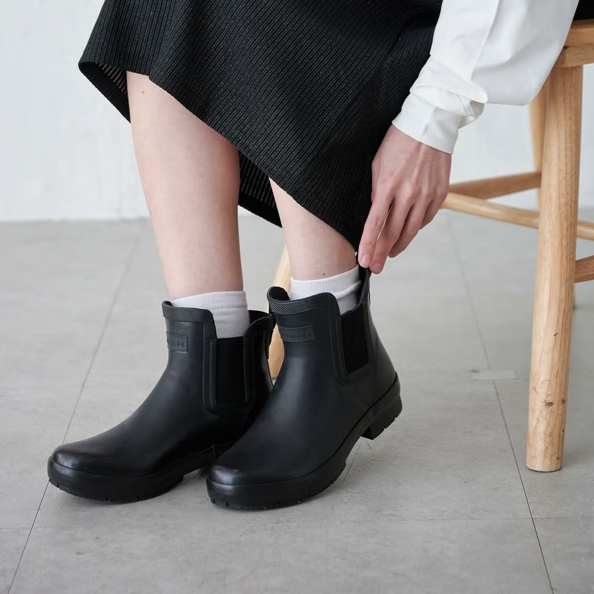 AH-602 サイドゴアレインブーツ