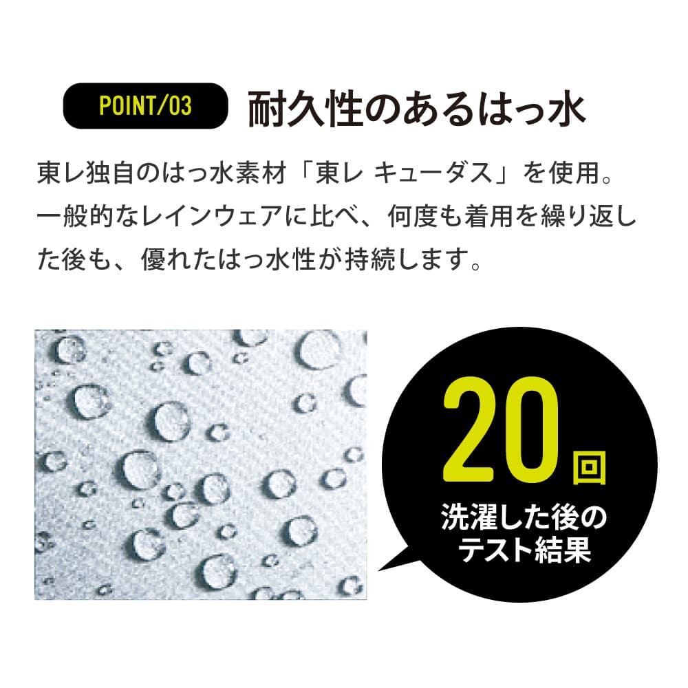耐水圧・透湿度